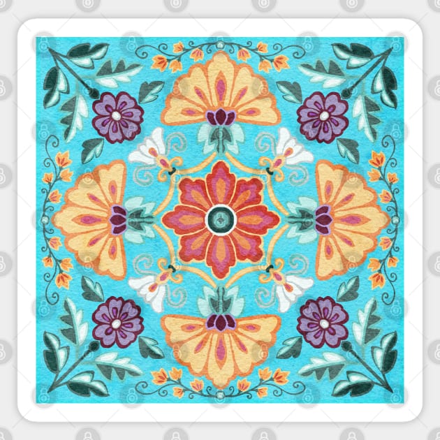 Garden Mandala - spring Sticker by AprilAppleArt